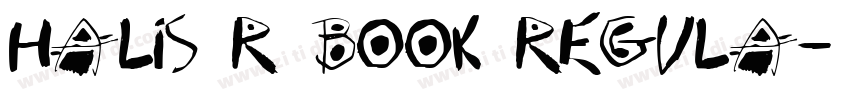 Halis R Book Regula字体转换